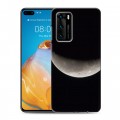 Дизайнерский силиконовый с усиленными углами чехол для Huawei P40 Луна