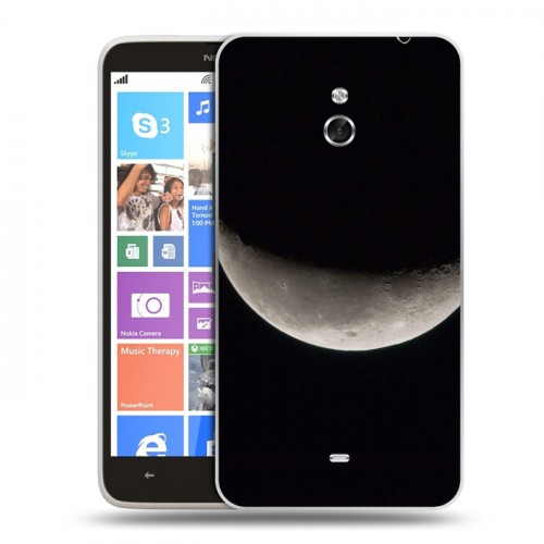 Дизайнерский пластиковый чехол для Nokia Lumia 1320 Луна