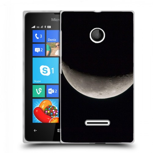 Дизайнерский пластиковый чехол для Microsoft Lumia 435 Луна