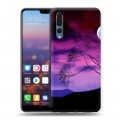 Дизайнерский пластиковый чехол для Huawei P20 Pro Луна