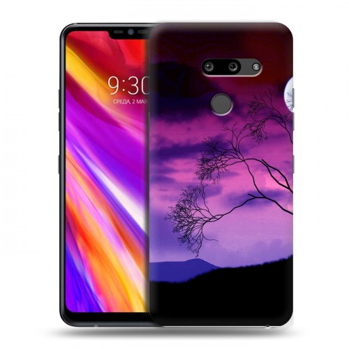 Дизайнерский пластиковый чехол для LG G8 ThinQ Луна