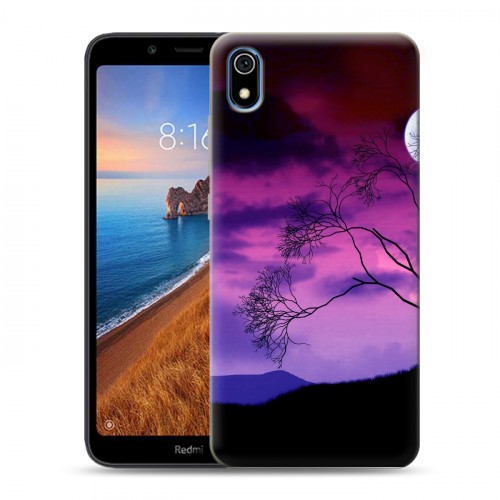 Дизайнерский силиконовый чехол для Xiaomi RedMi 7A Луна