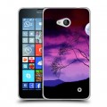 Дизайнерский пластиковый чехол для Microsoft Lumia 640 Луна