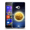 Дизайнерский пластиковый чехол для Microsoft Lumia 540 Луна