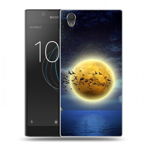 Дизайнерский пластиковый чехол для Sony Xperia L1 Луна