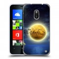 Дизайнерский пластиковый чехол для Nokia Lumia 620 Луна