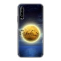 Дизайнерский пластиковый чехол для Huawei Y9s Луна