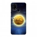 Дизайнерский силиконовый чехол для Samsung Galaxy M31 Луна