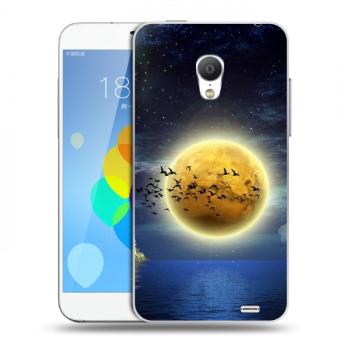 Дизайнерский пластиковый чехол для  Meizu MX3 Луна