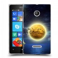 Дизайнерский пластиковый чехол для Microsoft Lumia 435 Луна