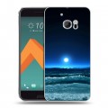 Дизайнерский пластиковый чехол для HTC 10 Луна