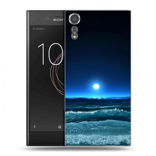 Дизайнерский пластиковый чехол для Sony Xperia XZs Луна