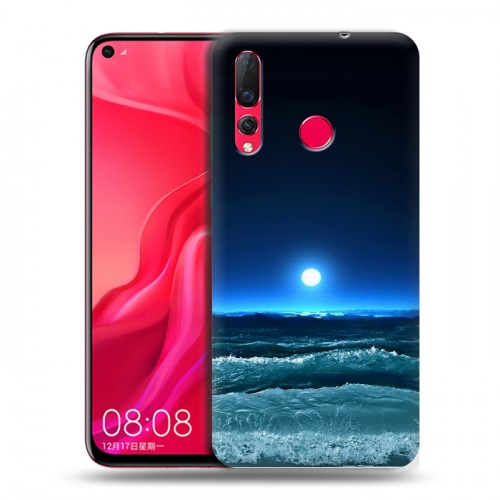 Дизайнерский пластиковый чехол для Huawei Nova 4 Луна