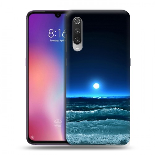 Дизайнерский силиконовый с усиленными углами чехол для Xiaomi Mi9 Луна