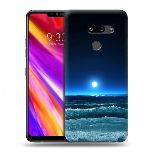 Дизайнерский пластиковый чехол для LG G8 ThinQ Луна