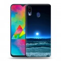 Дизайнерский пластиковый чехол для Samsung Galaxy M20 Луна