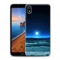 Дизайнерский силиконовый чехол для Xiaomi RedMi 7A Луна