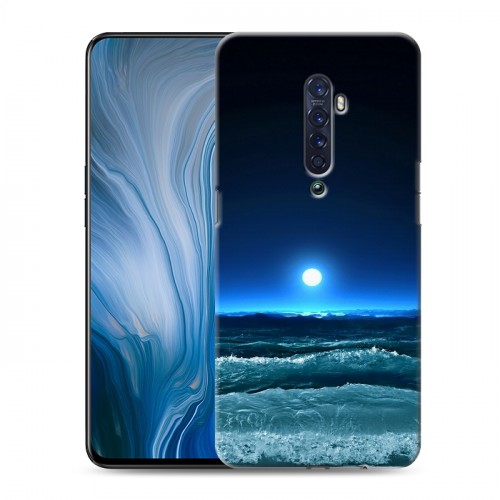 Дизайнерский пластиковый чехол для OPPO Reno2 Z Луна