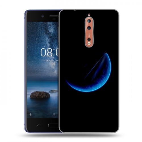 Дизайнерский пластиковый чехол для Nokia 8 Луна