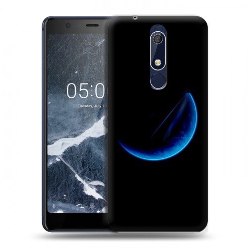 Дизайнерский пластиковый чехол для Nokia 5.1 Луна