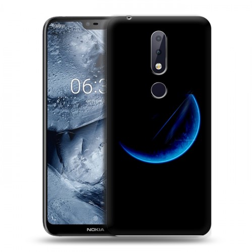 Дизайнерский силиконовый чехол для Nokia 6.1 Plus Луна