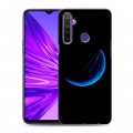 Дизайнерский силиконовый чехол для Realme 5 Луна