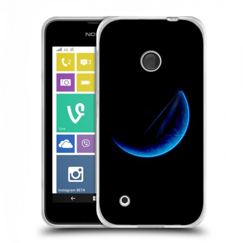 Дизайнерский пластиковый чехол для Nokia Lumia 530 Луна
