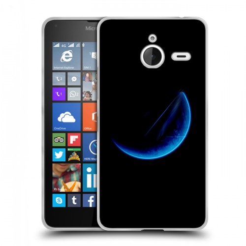 Дизайнерский пластиковый чехол для Microsoft Lumia 640 XL Луна