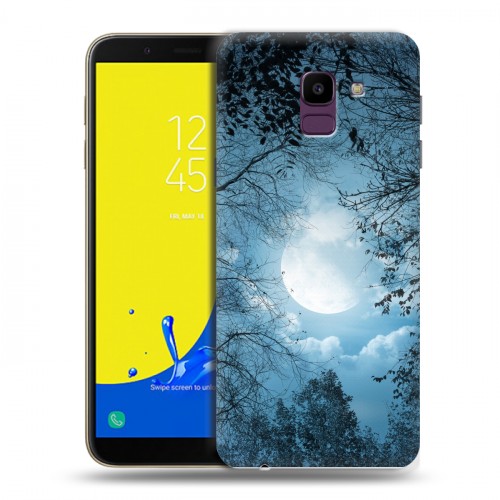 Дизайнерский пластиковый чехол для Samsung Galaxy J6 Луна