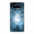 Дизайнерский силиконовый чехол для Samsung Galaxy S10 Луна