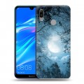 Дизайнерский пластиковый чехол для Huawei Y6 (2019) Луна