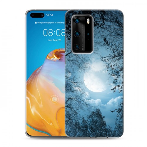 Дизайнерский пластиковый чехол для Huawei P40 Pro Луна