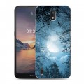 Дизайнерский силиконовый чехол для Nokia 1.3 Луна