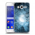 Дизайнерский пластиковый чехол для Samsung Galaxy Core 2 Луна