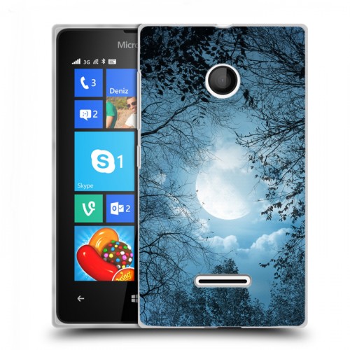 Дизайнерский пластиковый чехол для Microsoft Lumia 435 Луна