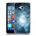 Дизайнерский пластиковый чехол для Microsoft Lumia 640 Луна