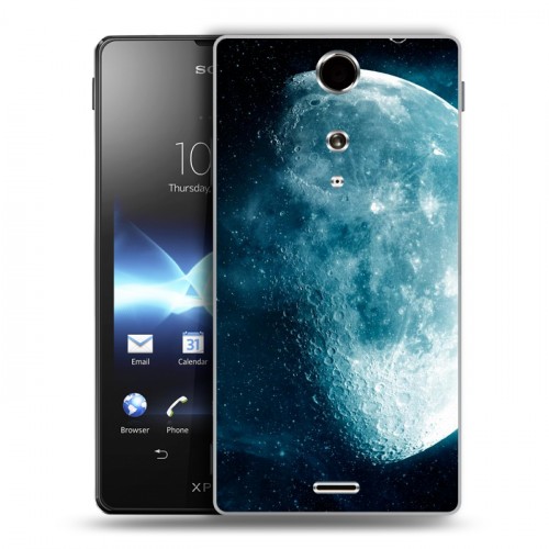 Дизайнерский пластиковый чехол для Sony Xperia TX Луна