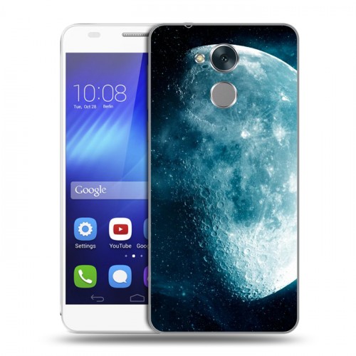 Дизайнерский пластиковый чехол для Huawei Honor 6C Луна