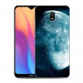 Дизайнерский силиконовый с усиленными углами чехол для Xiaomi RedMi 8A Луна