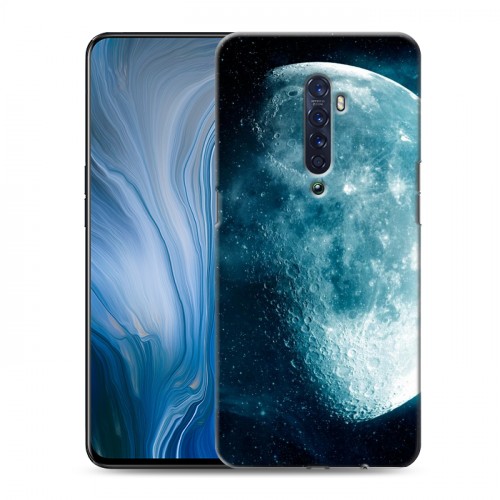 Дизайнерский пластиковый чехол для OPPO Reno2 Z Луна