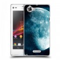 Дизайнерский пластиковый чехол для Sony Xperia L Луна