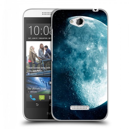 Дизайнерский силиконовый чехол для HTC Desire 616 Луна