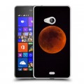 Дизайнерский пластиковый чехол для Microsoft Lumia 540 Луна