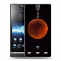 Дизайнерский пластиковый чехол для Sony Xperia S Луна