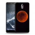 Дизайнерский силиконовый чехол для Nokia 3.1 Луна