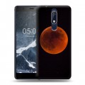 Дизайнерский пластиковый чехол для Nokia 5.1 Луна