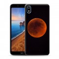 Дизайнерский силиконовый чехол для Xiaomi RedMi 7A Луна