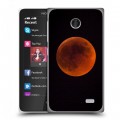 Дизайнерский пластиковый чехол для Nokia X Луна