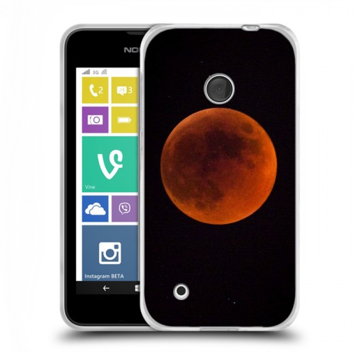 Дизайнерский пластиковый чехол для Nokia Lumia 530 Луна