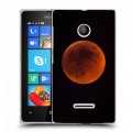 Дизайнерский пластиковый чехол для Microsoft Lumia 435 Луна